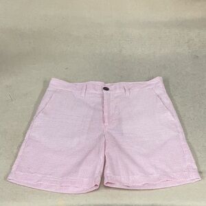 EUC Mens Southern Proper pink and white striped shorts